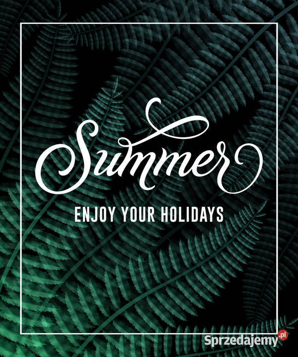 Obraz plakat liście zielony tropikalny natura 21 sprzedam