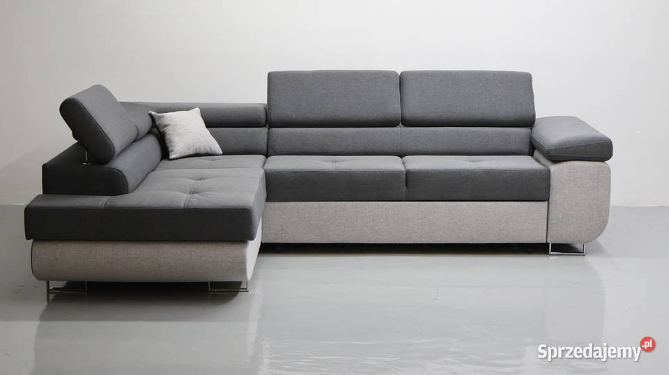 TNU Narożnik funkcja spania pojemnik regulowane Narożniki Poznań sprzedam