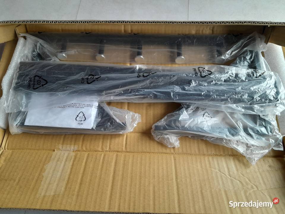 Wieszak wiszący półka metalowa czarna Relaxdays Dąbrowa Górnicza