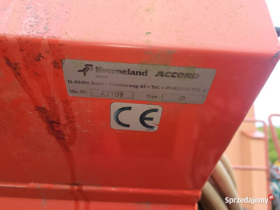 Agregat uprawo siewny Kverneland accord pomorskie Sztumska Wieś