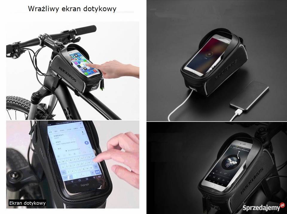 Torba RockBros telefon 60 odblask carbon 149g Dęblin