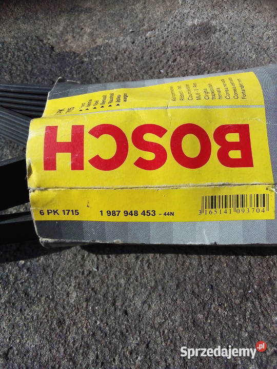 Pasek klinowy wielorowkowy 6PK1715 BOSCH osobowe Leszno