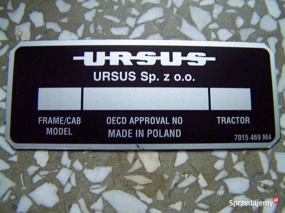 Ursus tabliczka znamionowa lubelskie Lublin