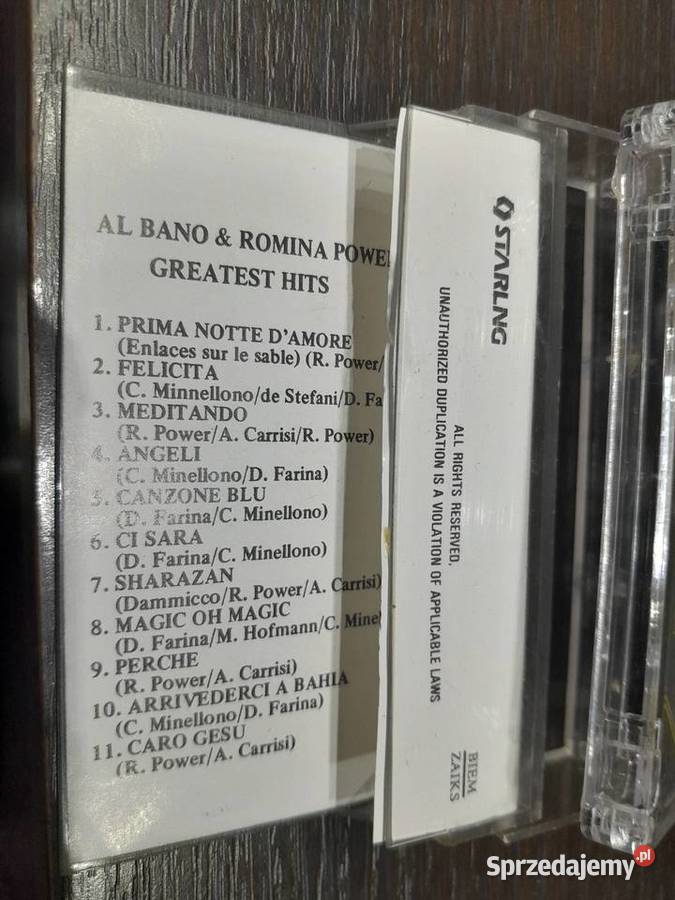 Kaseta magnetofonowa Al Bano Romina Power małopolskie Wieliczka sprzedam