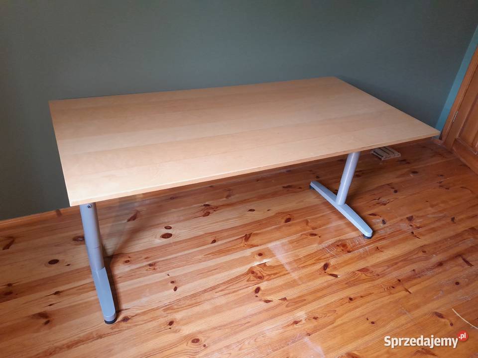 Duże biurko z regulowaną wysokością 80cm podlaskie Białystok sprzedam
