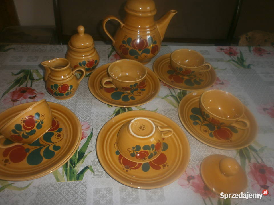ładny komplet ceramika KATHRIN GDR Zielona Góra sprzedam