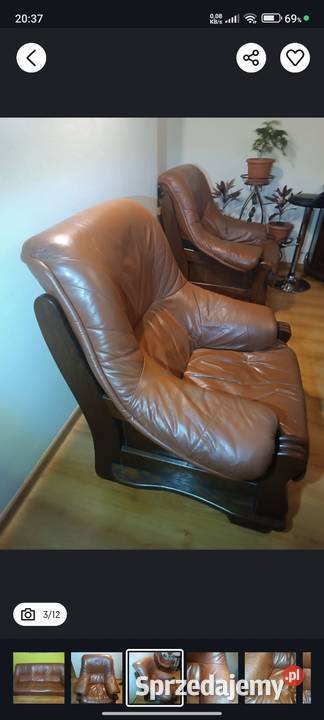 Zestaw wypoczynkowy kanapa 3 osobowa i 2 fotele Komplety wypoczynkowe podkarpackie Markowa sprzedam