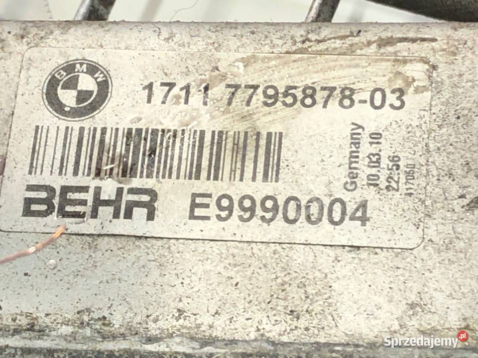 CHŁODNICA WODY BMW E61 20 177 7795878 0410 sprzedam