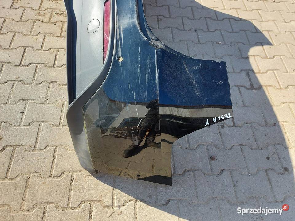 TESLA MODEL Y 2022r ZDERZAK TYŁ TYLNY czarny Karoseria
