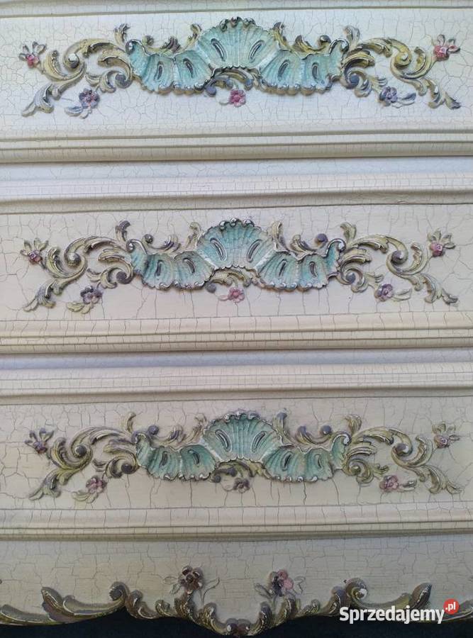 Francuska komoda Ludwik ecru z lustrem Meble Białystok sprzedam