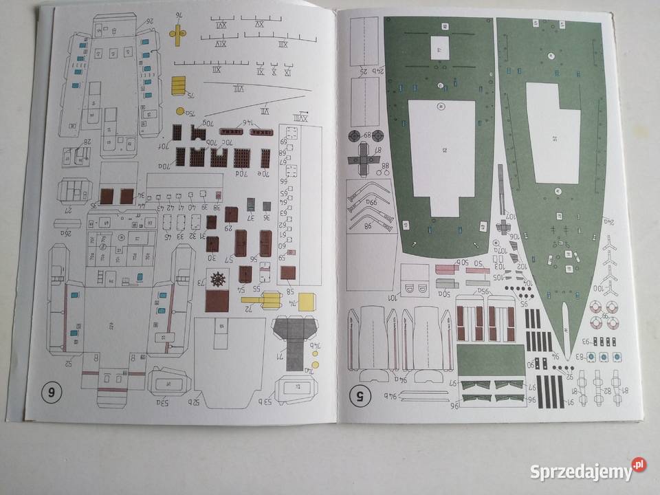 Mały Modelarz 451997 okręt szkolny marynarki Dąbrowa Górnicza