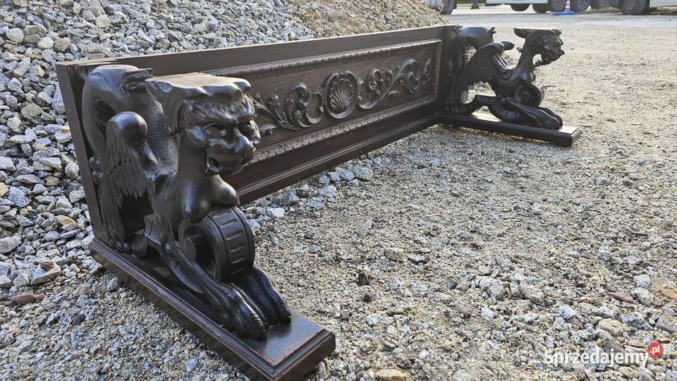 Pałacowy kredens neorenesans włoski XIXw Wałbrzych