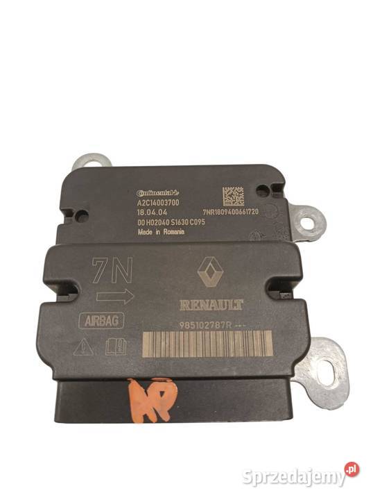 SENSOR AIRBAG 985102787R Dacia Logan II 2012