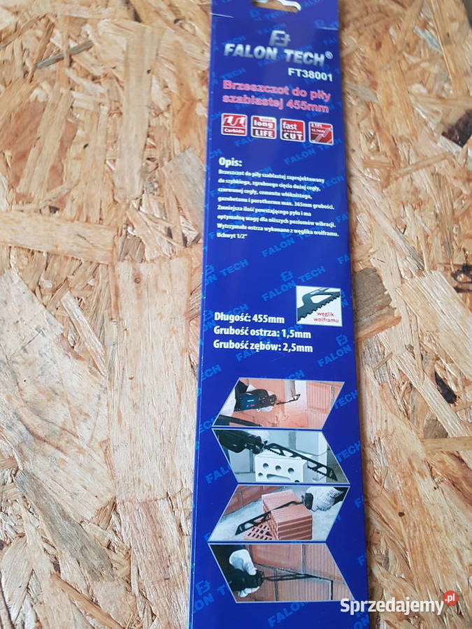 Brzeszczot do piły szablastej lisi ogon 455 mm Elektryczne