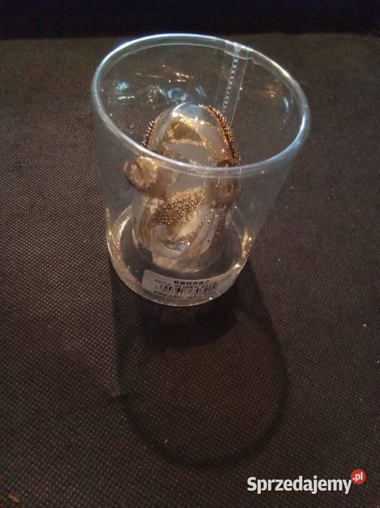 Bombka szklane serce Firmy dekor ręcznie Warszawa