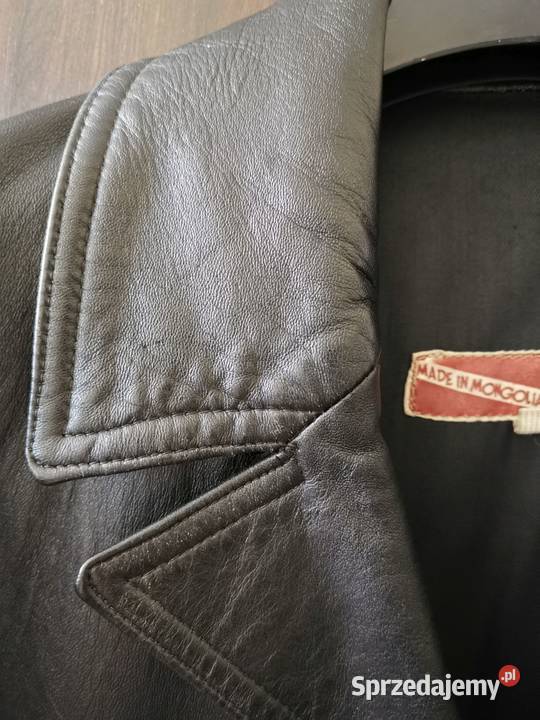 PŁASZCZ DŁUGI SKÓRA NATURALNA PATRZ WYMIARY Grudziądz sprzedam