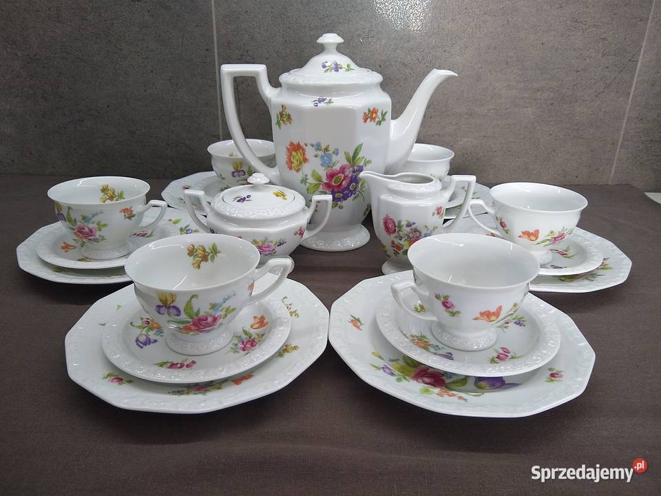 Rosenthal Maria Sommerstrauss Bukiet Letni duży Porcelana i szkło