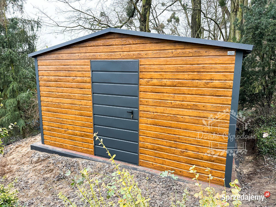 Domek Ogrodowy Schowek Garaż 4x3 Antracyt Morąg