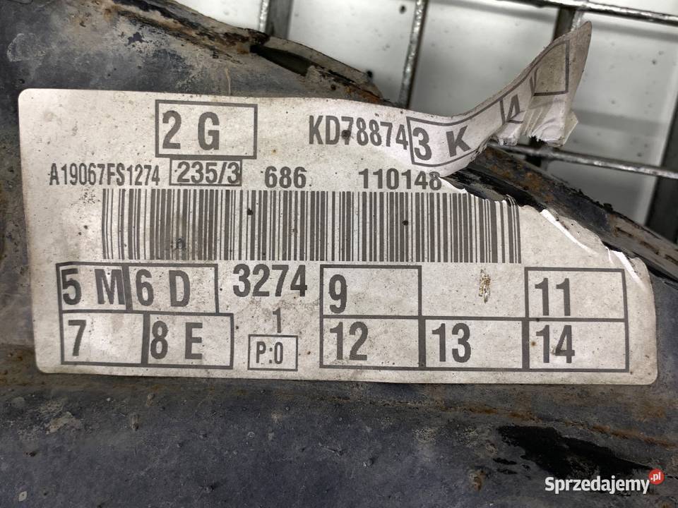 BELKA POD SILNIK FORD FOCUS IV 15 150 SANKI Wzmocnienia, belki i wsporniki