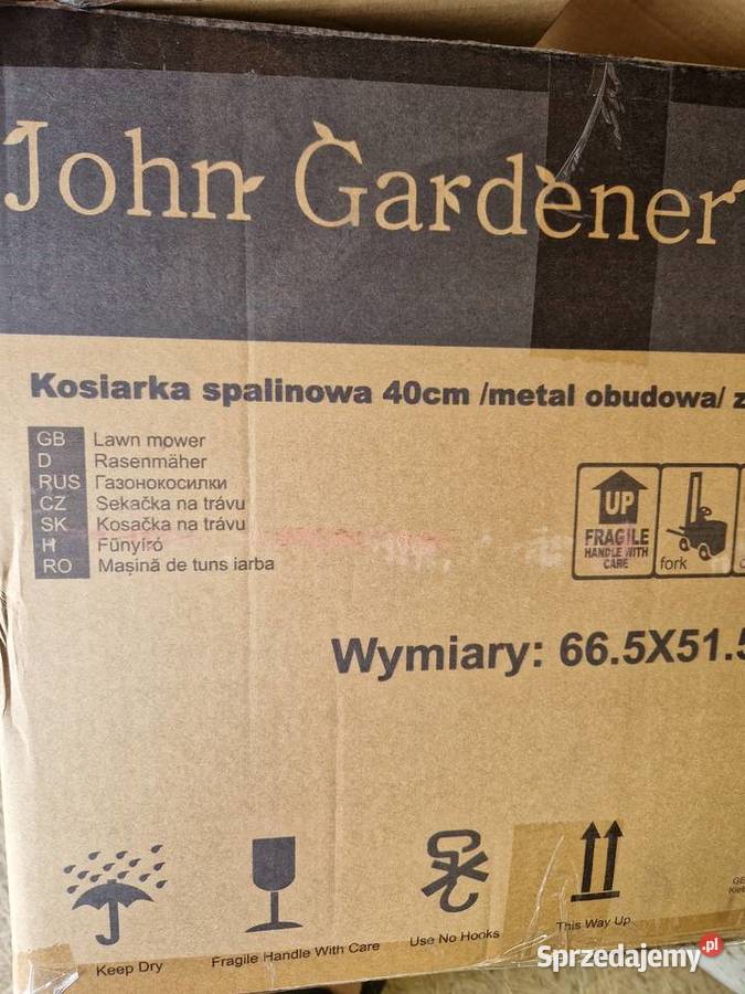 Kosiarka spalinowa 40 z napędem Johyn gardener nieuszkodzony Głogowa