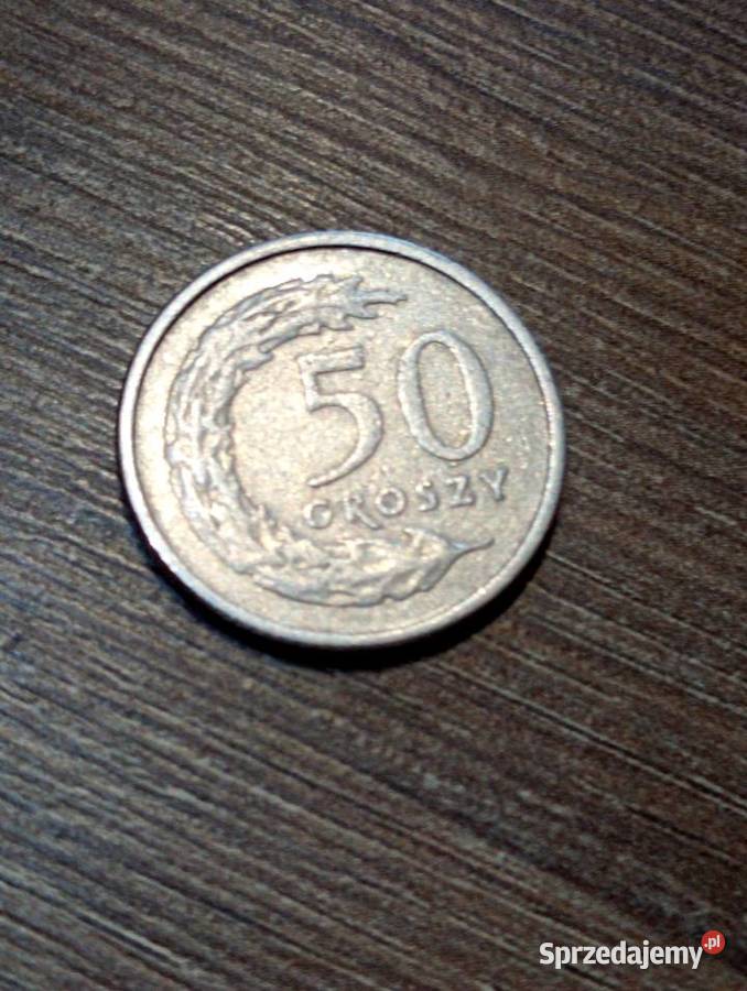 Sprzedam dziewiate 50 gr 1992 r lubelskie Chełm sprzedam