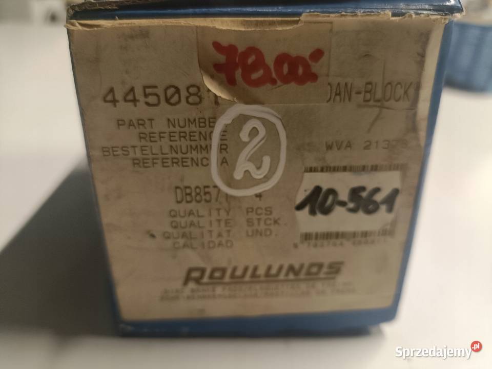 Ford Probe Mazda 626 MX6 MX6 20 PRZEDNIE KLOCKI Rudka