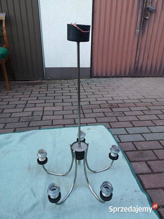 Żyrandol Lampa Vintage PRL Oryginalna Wisząca Swarzędz