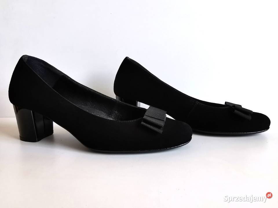 7122 BUT S KOMFORT FIT eleganckie czarne skóra Kędzierzyn-Koźle