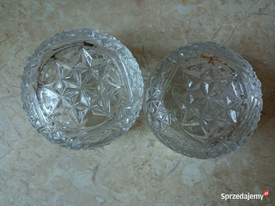 Małe zamykane pojemniczki szklane śląskie Częstochowa