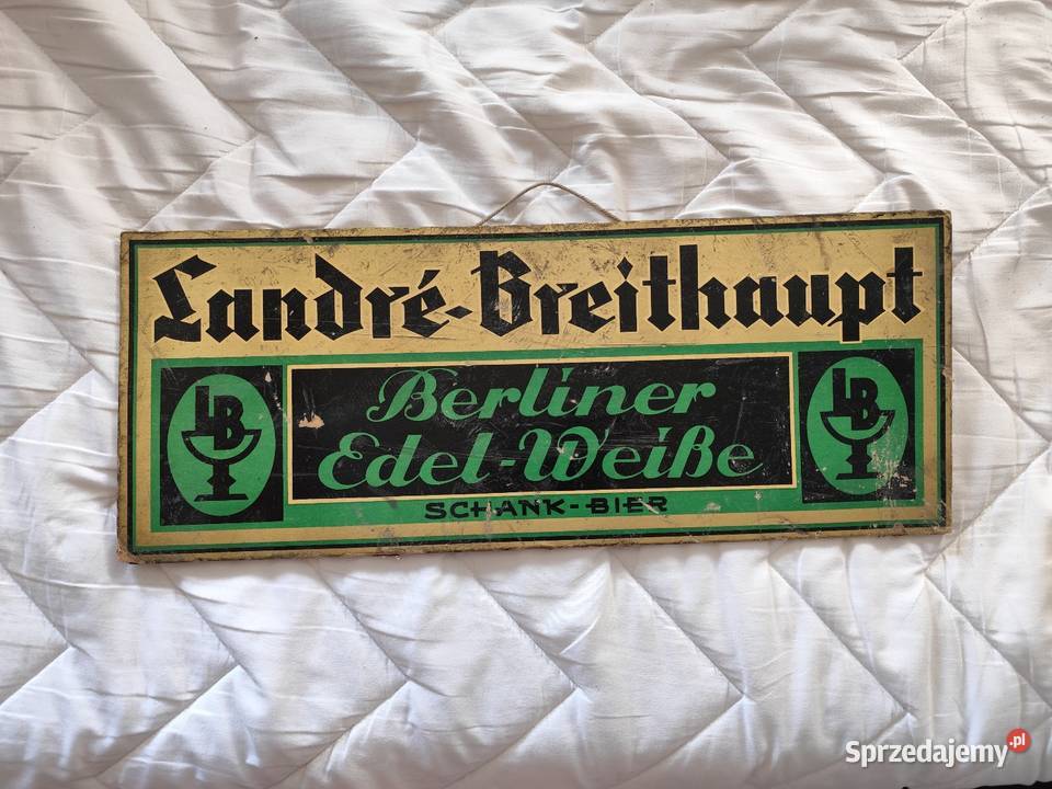 Szyld browaru Berliner opolskie Namysłów