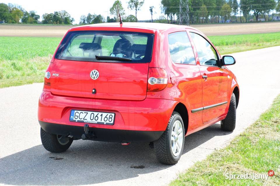 Piękny zadbany Volkswagen Fox 12B 55 2007 r pomorskie Nadziejewo