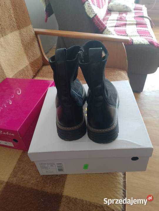 Czarne botki inna Pabianice