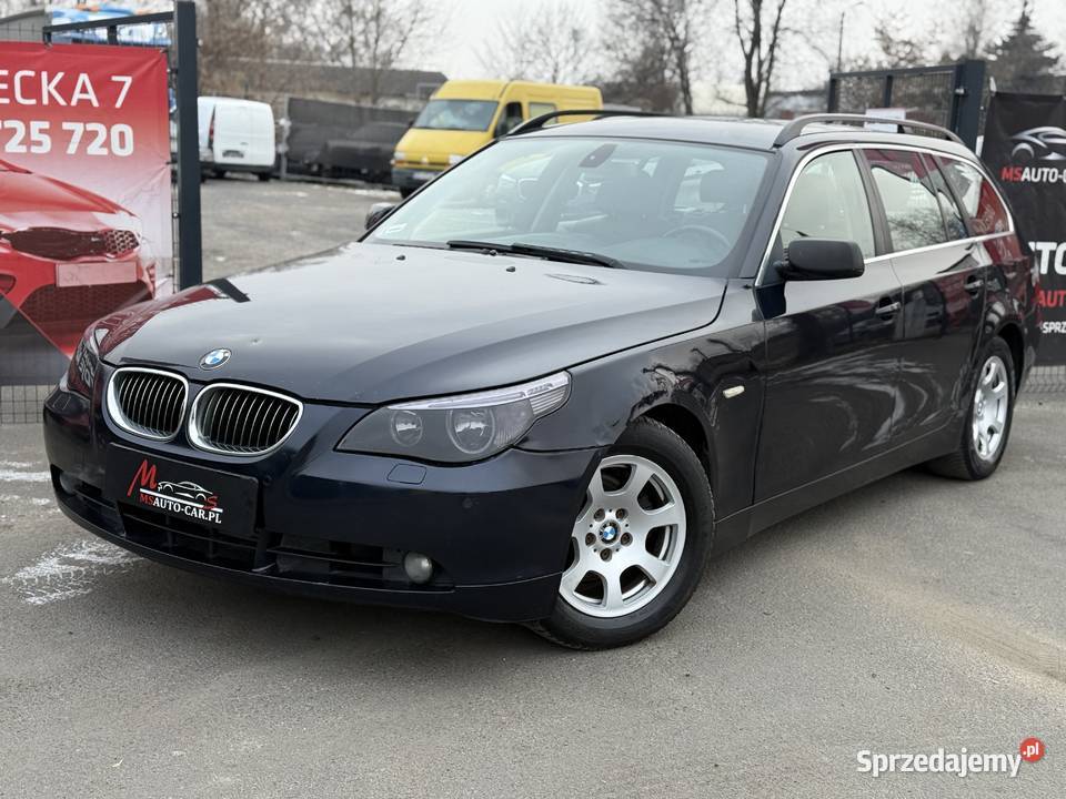 BMW E61 2007 20 Diesel Automat Skóry Czujniki elektryczne szyby