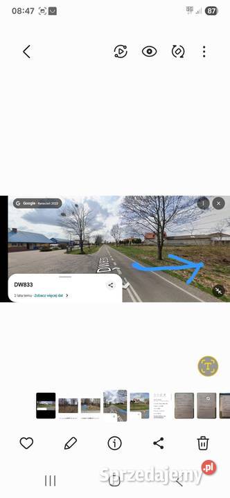 Działki pod zabudowę asfalt