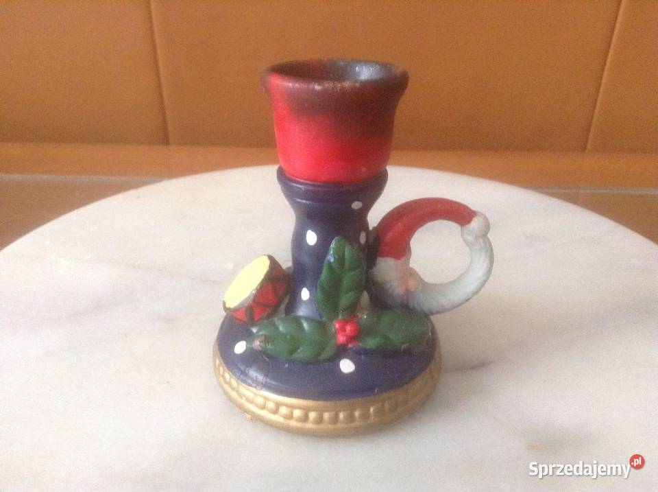 Świecznik ceramiczny świąteczny Opole