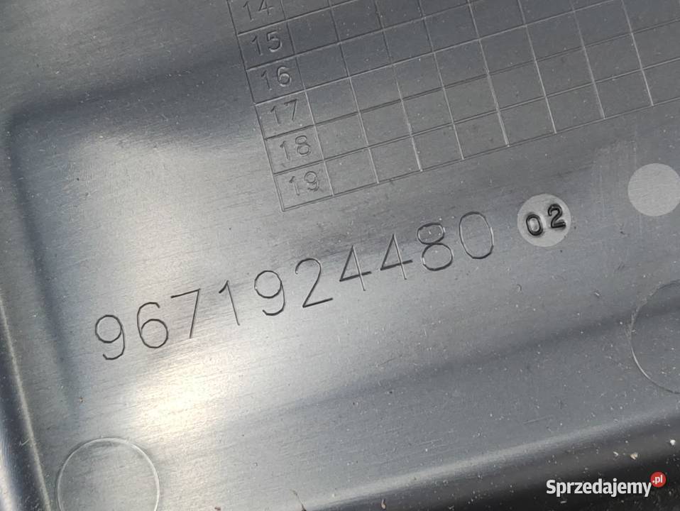 Obudowa Skrzynki Bezpieczników Citroen CElysee Skrzynki bezpieczników