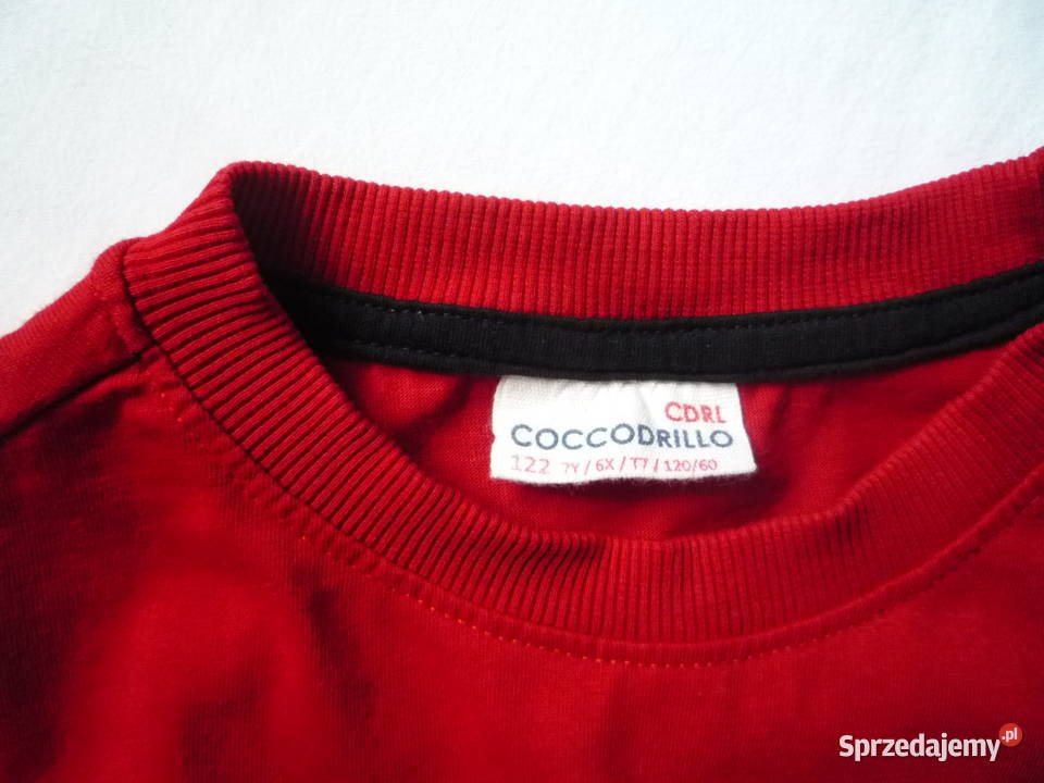 Nowa Coccodrillo 122 Bluzka Czerwona Batman Szczecin