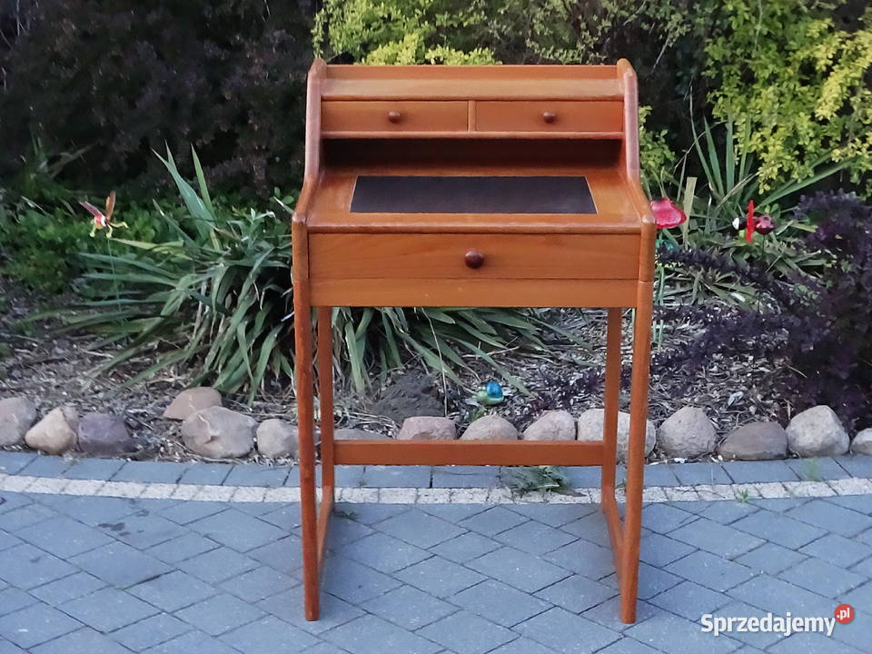 Stylowe biurko VINTAGE Sekretarzyk Mid Century Biłgoraj