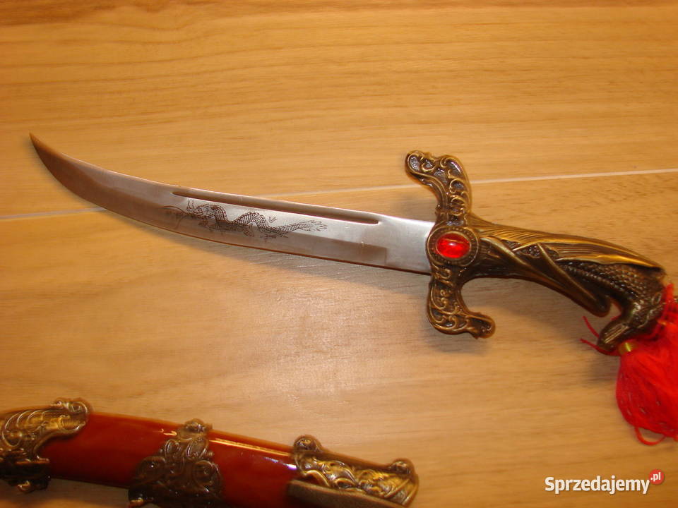 sztylet kolekcjonerski ze smokiem Pruszcz Gdański