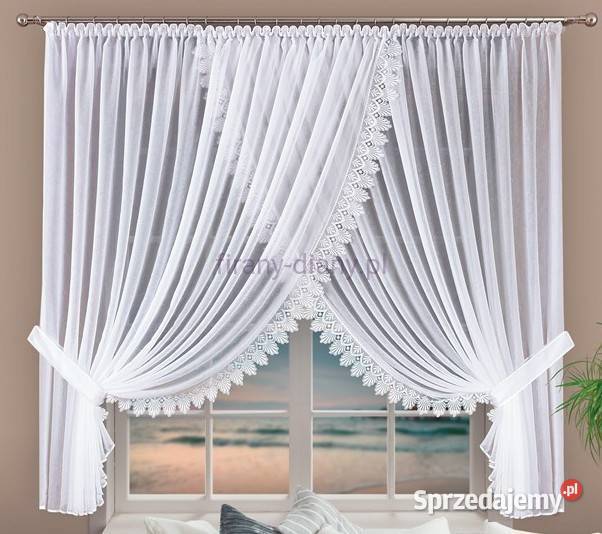 Firana podciągana na tasmie bocznej firany świętokrzyskie Kielce sprzedam