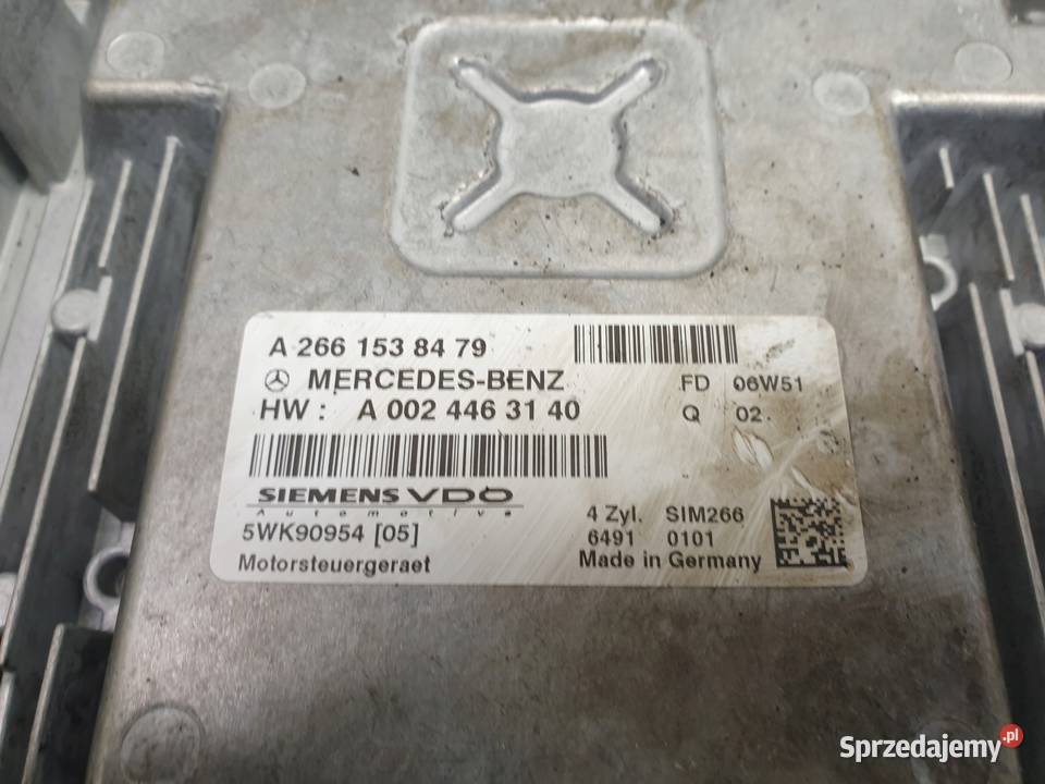 Mercedes W169 15 8V STEROWNIK SILNIKA lubelskie Chełm