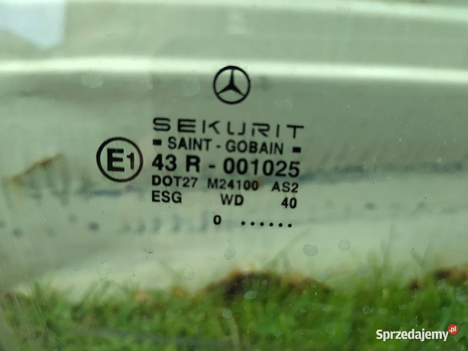MERCEDES E W210 SEDAN 9502 SZYBA PRAWA PRZEDNIA Warszawa