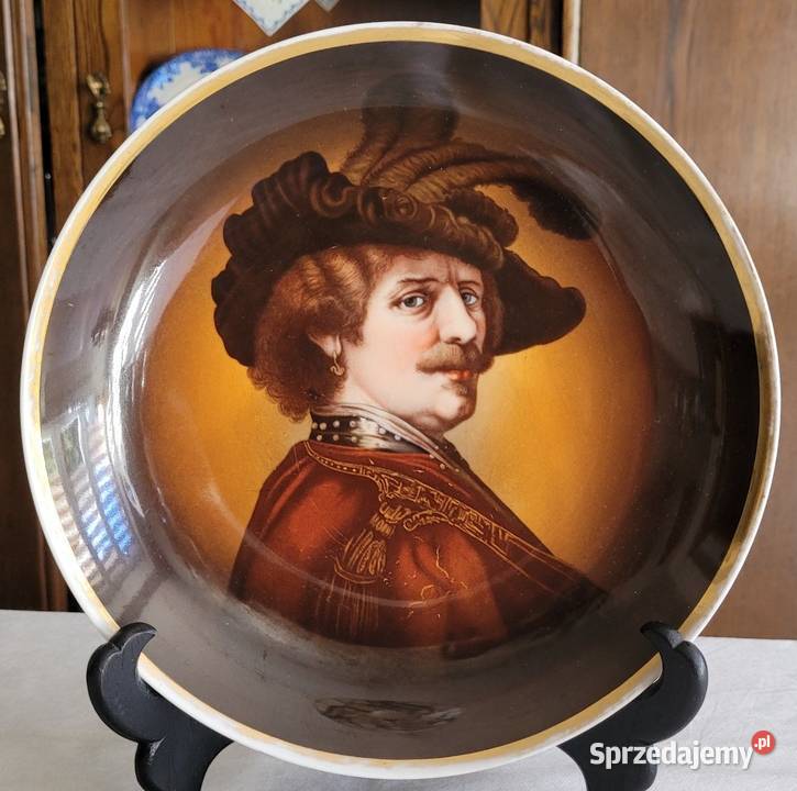 Patera z portretem wg Rembrandta Bawo Dotter Kraków