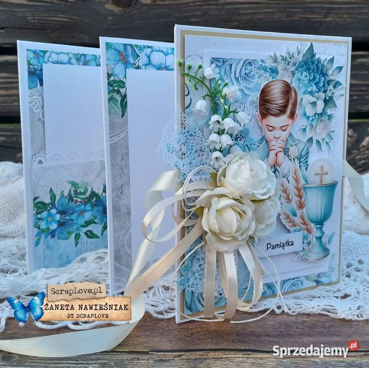 Album harmonijkowy Komunia Święta chłopca sprzedam