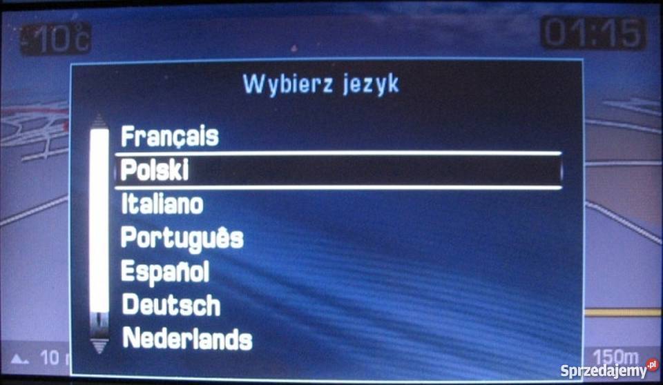 CITROEN PEUGEOT RT4 HDD POLSKIE MENU MAPA Poddębice