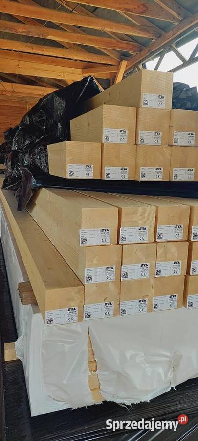 Drewno BSH Si C24 12x12 Konstrukcyjne suche Nowy Sącz