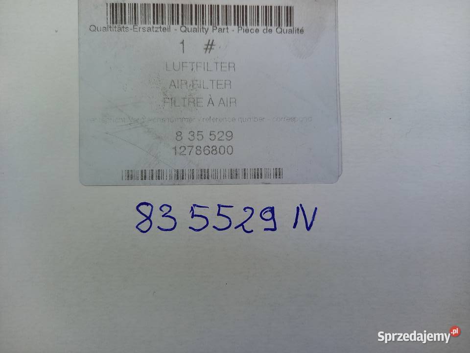 83552912786800 Filtr powietrza Motoryzacja Kraków