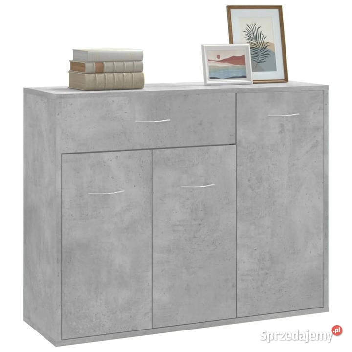 Szafka szarość betonu 88x30x70 materiał Warszawa