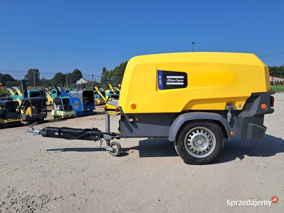 Kompresor Śrubowy ATLAS COPCO XAS 88 18r 50 66 dolnośląskie Sułów
