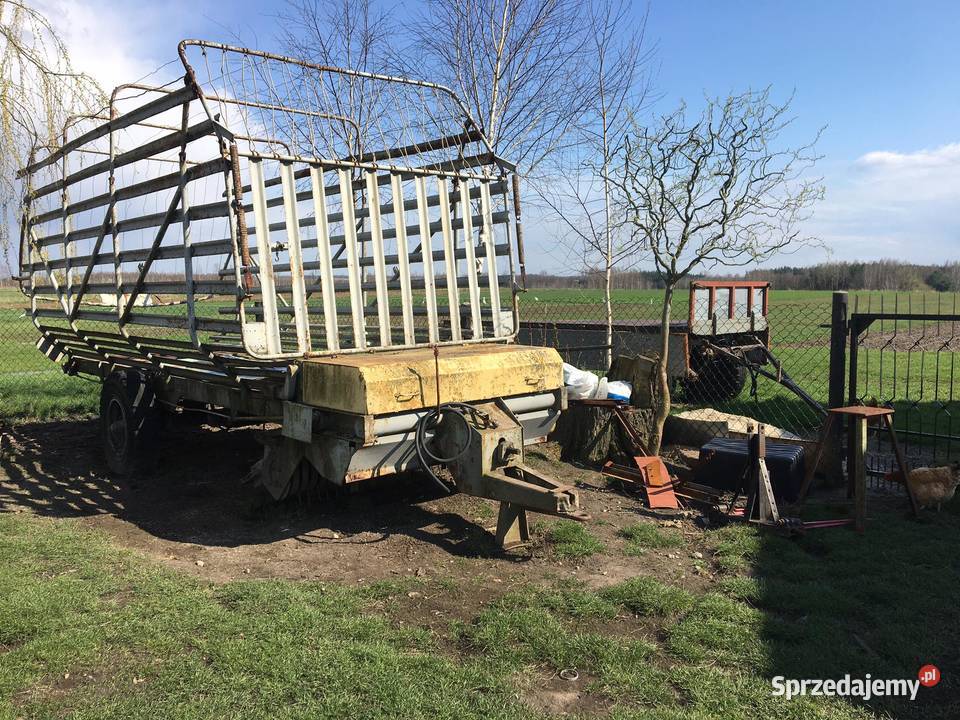 Przyczepa samozbierająca nieuszkodzony świętokrzyskie Kępie